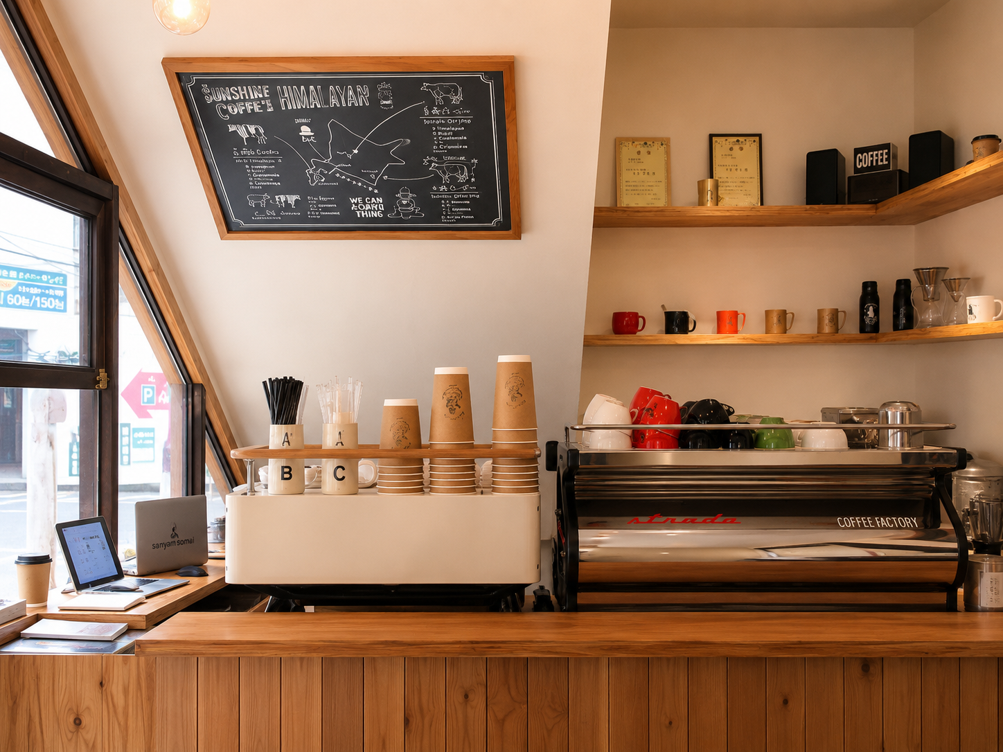 バリスタートコーヒーのラテ