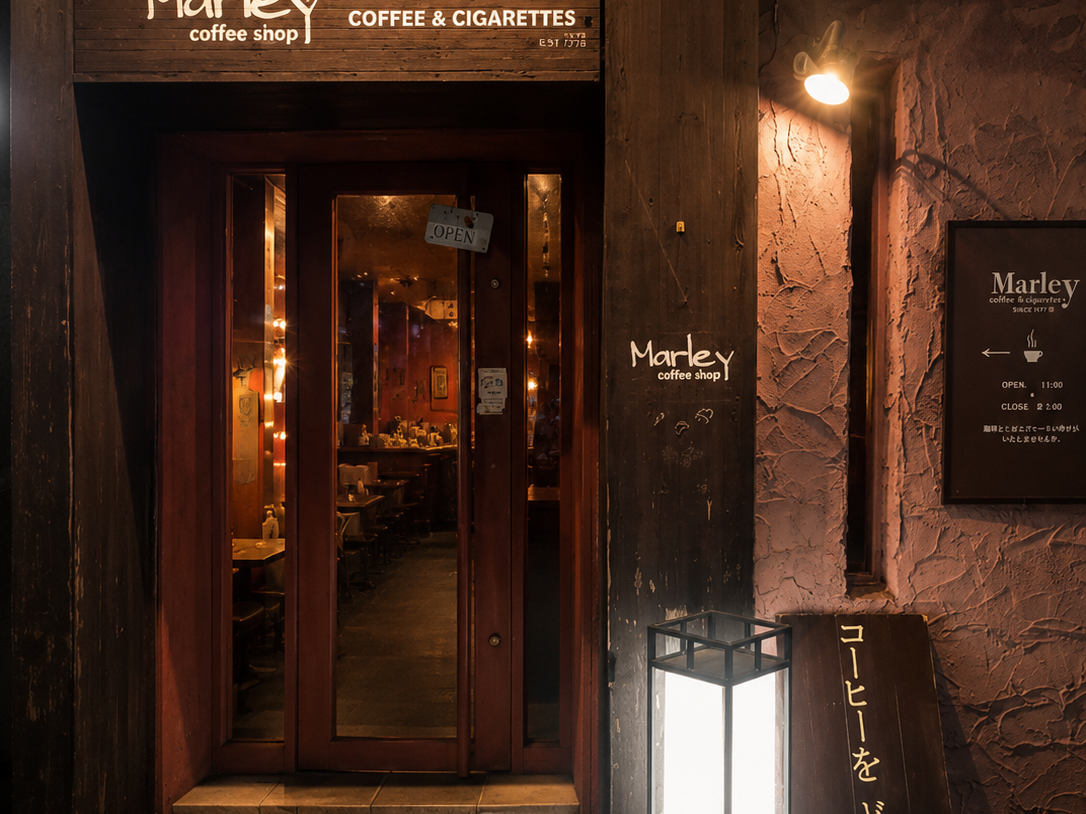 coffee&chocolate Marleyの店内